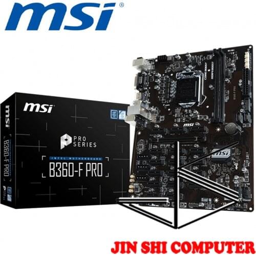 NEW MSI B360-F PRO SOCKET1151 Intel® B360 Chipset DDR4 MEMORY2666/ 2400/ 2133 MHz PCI-E GEN3