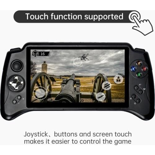 Powkiddy X17 Portable WiFi Game Console 7.0 Handheld Joystick Classic Game Controller Multi-Function Retro Games Music Video