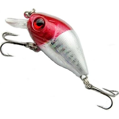 Crank fishing bait with ring bead inside, fake fish bait set lure bass bait 5pcs/set WT 8g/pc