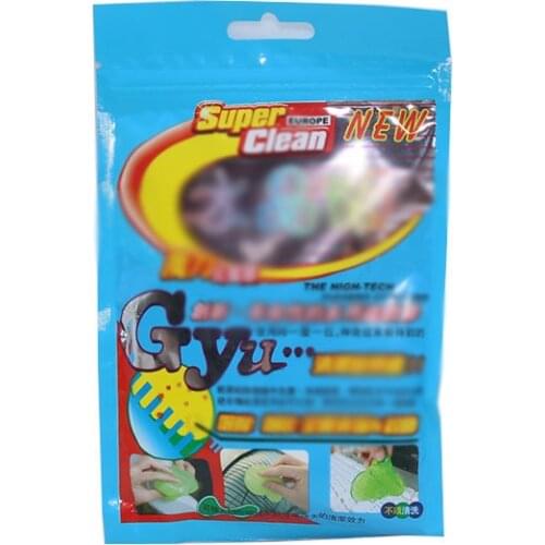 A bag of car universal cleaning soft rubber to clean each gap dust hair silk clean air conditioning air outlet, auto parts