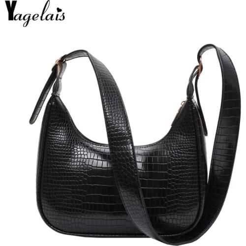 Vintage Solid color women shoulder bags designer handbags female luxury pu crossbody bag ladies small purses 2020 summer