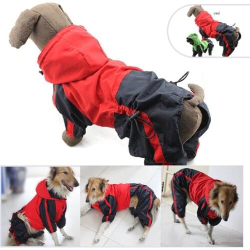 Waterproof Pet Dog Clothes Rain Snow Coats Jacket Raincoats Raincoat for Small Medium Large Dogs Outdoor Walking Clothes