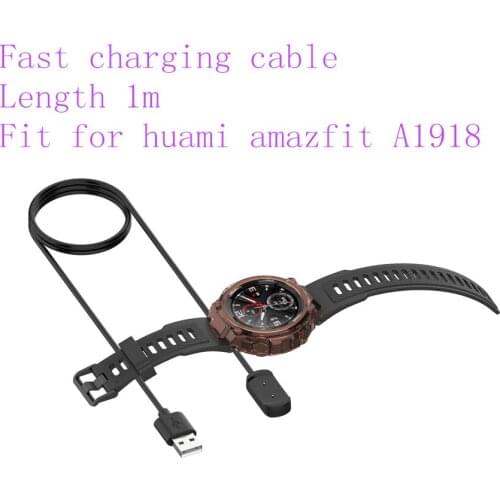 1m USB Charging Cable Cradle Dock Charger for HUAMI AMAZFIT A1918 Smart Watch Ladegeräte Pengisi ulang chargeur wristband
