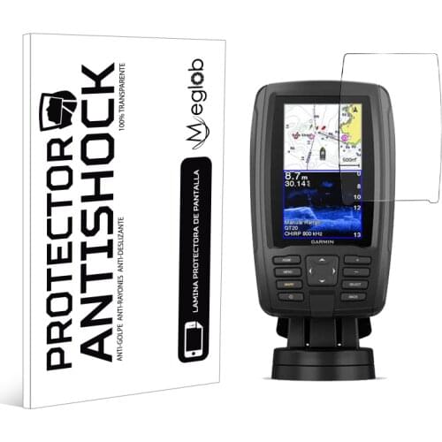 Screen protector Anti-Shock Anti-scratch Anti-Shatter compatible with Garmin echoMAP Plus 42cv