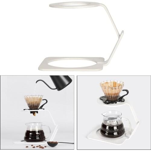 Iron Pour Over Tea Coffee Filter Dripper Holder Stands Height for Home Kitchen Kitchen Cookware
