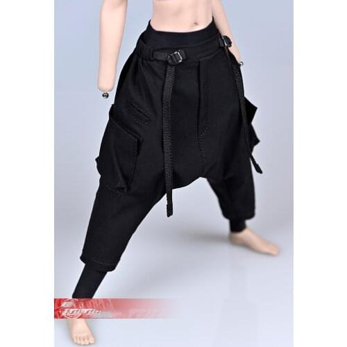 1/6 Scale Female Figures'Fashion Loose Low drop Crotch Pants Hip-hop for 12''Figures Bodies DIY