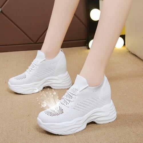 Women Vulcanized Shoes Walking Flat Platform Shoes High Quality Women Sneakers Slip on Flats Shoes Women Loafers Plus Size 42