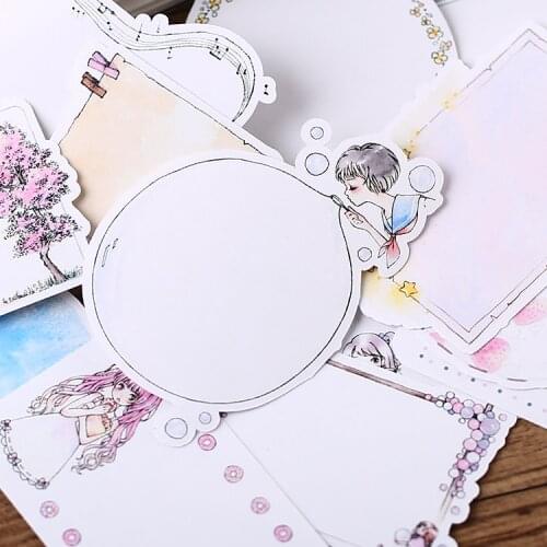 15pcs Writeable dialog waterproof for phone car Label Decorative Stationery Stickers Scrapbooking DIY Diary Album toy Sticker