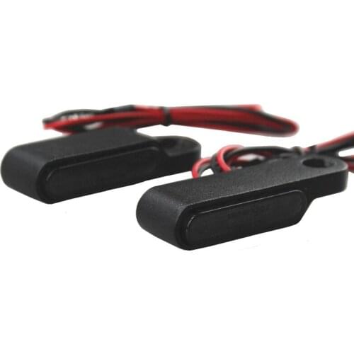 2pcs Motorcycle 6LED Mini Handlebar Turn Signal Light indicator Amber Lamp For Harley Honda Yamaha Suzuki Kawasaki BMW