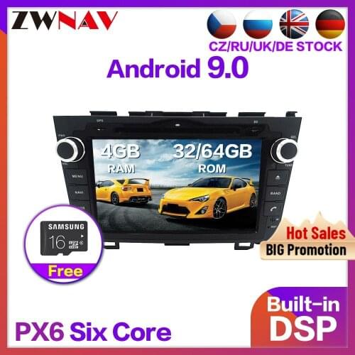 4+64 Android 9.0 Car Stereo Smart Multimedia DVD Player GPS for Honda CRV 2006-2011 Audio Video radio tape recorder BT head unit