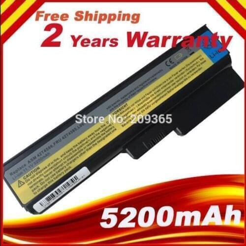 Special price Laptop battery For Lenovo 3000 G430 G450 G530 G550 N500 Z360 B460 B550 V460 V450 G455 G555 Y l08s6y02 Free shippin