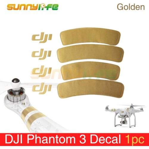 Phantom 3 Accessory Golden Decal/Arm Sticker for DJI Phantom 1/2/3 Universal Housing Sticker Phantom 3 Decal/Sticker