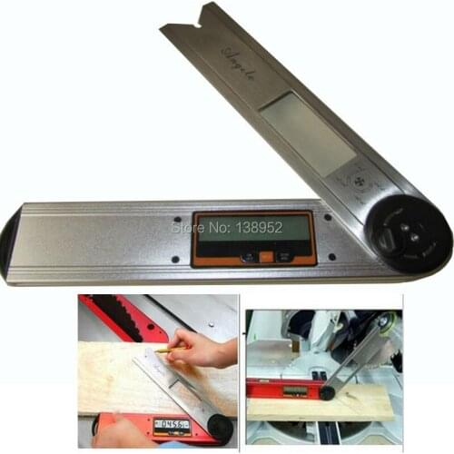 360 degree Angela Angle Finder Digital angle protractor ruler angle meter digital wooden protractor