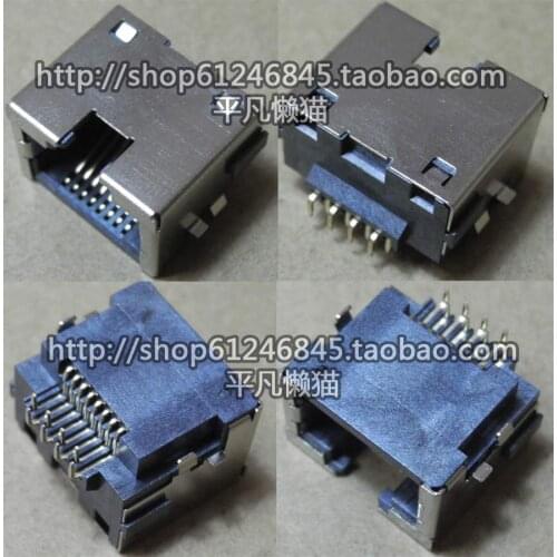 Free shipping The new FOR DELL N4010 network interface card and network interface 8 needle without light