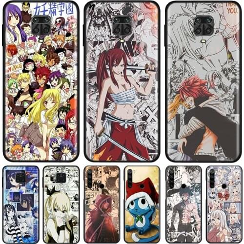 Fairy Tail Anime Silicone Cover For Xiaomi Redmi Note 9 9A 9C 9S Pro Max 8T 8 7 6 5 Pro 5A 4X 4 Prime Phone Case