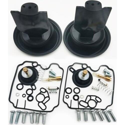2 Set Carburetor repair kit For TDM850 XTZ750 TDM 850 Carburetor Repair Kit Diaphragm Vacuum Metal & Rubber