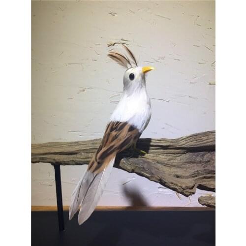 Real life toy bird about 22cm feathers bird model home garden Decoration props gift h1219