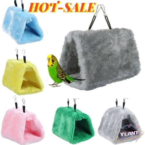 SWT 2021 Fashion Newest Hot Sales Pet Bird Parrot Parakeet Budgie Warm Hammock Cage Hut Tent Bed Hanging Cave