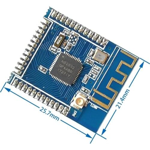 NRF52832 Bluetooth Module BLE 4.2 Low Power Bluetooth External Antenna IPEX Support Multi-Protocol