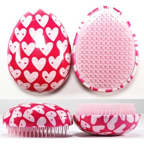 Hair Brush Portable Round Massage Comb Styling Tools For Women Girls