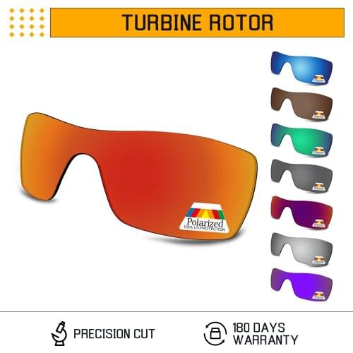 Bwake Polarized Replacement Lenses for-Oakley Turbine Rotor OO9307 Sunglasses Frame - Multiple Options