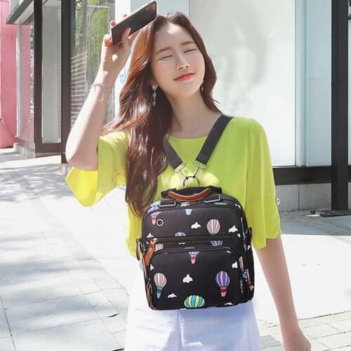 Baby Diaper Bag Large Capacity Mummy Maternity Travel Balloon Printing Backpack High Quality Durable Not Easily Dirty Backpacks