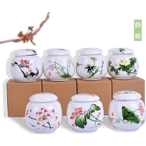 Urn Pet style souvenir souvenir ceramics porcelain jars ashes cremation burial artwork coffin moisture-proof storage