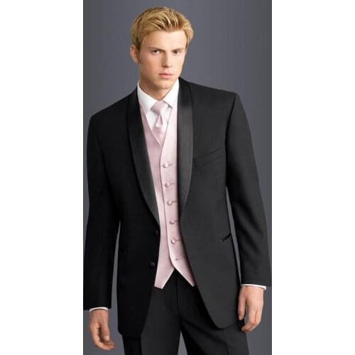 High Quality Mens Suits Groom Tuxedos Groomsmen Wedding Party Dinner Best Man Suits Blazer (Jacket+Pants+Vest+Tie) NO:997