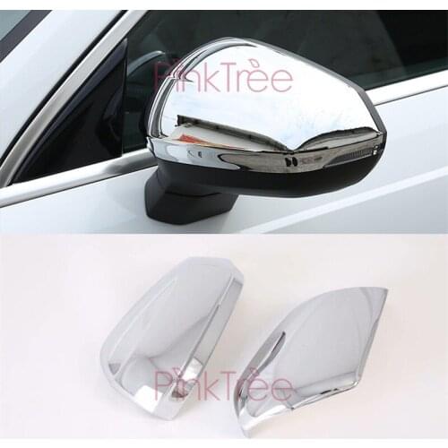 Door Side Mirror Cover For Audi Q3 2019 Trim Rear View Cap Overlay Molding Garnish Car Styling Accessories