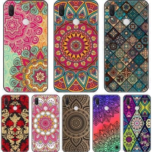 For Huawei Nova Smart Lite 2017 Lite Phone Case Silicone Mandala Back Cover For Huawei Nova 5 4 4E 3 3I 3E 2i 2 Lite Plus Case