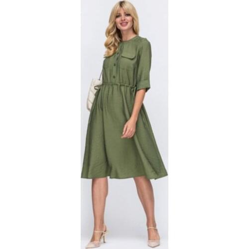 CHURSES Summer Dresses With Buttons