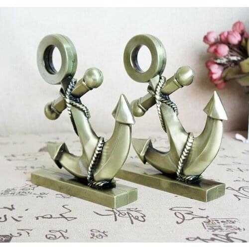 Hot-selling Metal Crafts Alloy Boat Anchorage Photographic Projects Gift Boat Anchor Alloy home decoration
