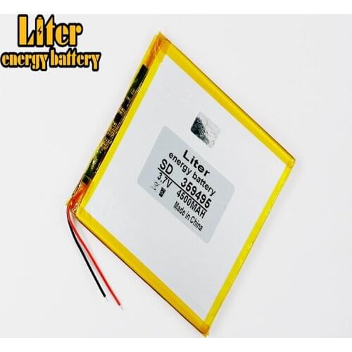 359495 3.7V 4500mah Lithium polymer Battery with Protection Board For PDA Tablet PCs Digital Products Free Shipping