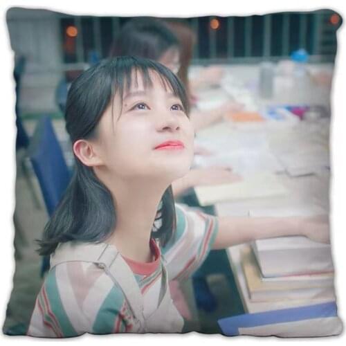 Invincible King Li Tingting Pillowcase Pretty Scholar Yu Lexuan Same Paragraph Star Photo Poster Cushion Cover Souvenir Home Dec