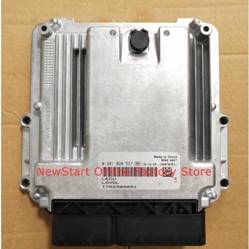 Original Car Engine Computer Board ECU Electronic Control Unit 0281020537 EDC17