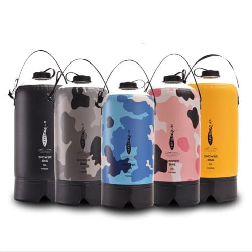 Camping Supplies Water Bag Outdoor Bath Bag Camping Water Storage Bag Cross Border PVC Portable Solar Shower Bag