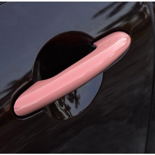 Pink Women Car Exterior Styling Tail Lamp Moulding Trim Rearview Mirror Antenna Door Handle Cover for Mini Cooper F55 F56 F60