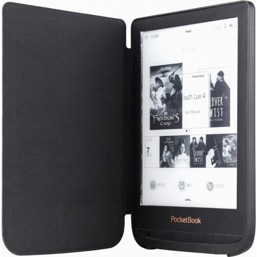 Slim e-book leather cover case for PocketBook 616/627/632 Touch HD 3 Touch Lux 4 Basic Lux 2 Ereader protective cover