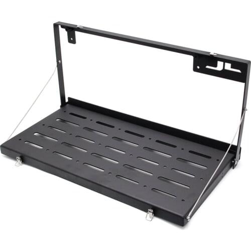 YAIT Iron Multifunction Tailgate Table Rear Foldable Back Shelf set for Jeep Wrangler JL 2018 Accessories Storage Carrier Shelf
