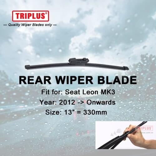 Rear Wiper Blade for SEAT LEON MK3 / LEON ST (2012-Onwards) 1pc 13" 330mm,Rear Windscreen Wipers,for Back Windshield Blades