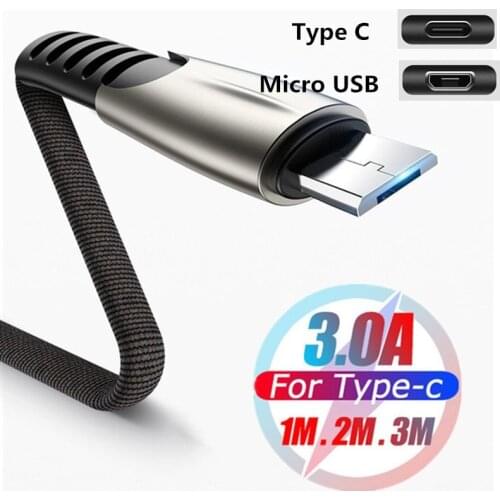 Fast charge Micro USB Type C Phone Cable Charger For Meizu M10 M8 M5 M6 M3 NOTE 8 9 C9 Pro 6 7 M5C M5S M6T M3S 15 16XS 16th wire