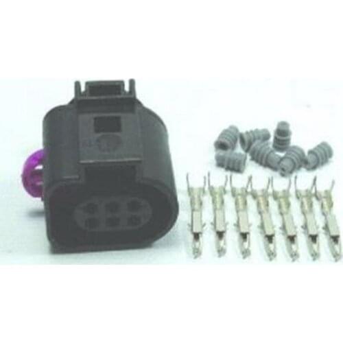 100pcs/lot 1J0973713 Tyco female housing sealed 6 pin connector Valve Control Element accelerator pedal for VW Audi Seat