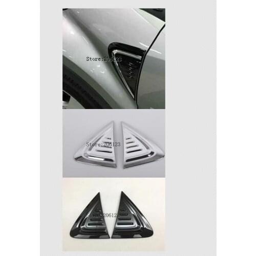 2016 2017 2018 2pcs/lot carbon fiber ABS car car both sides Fender decoration cover car accessories for Toyota C-HR CHR C HR