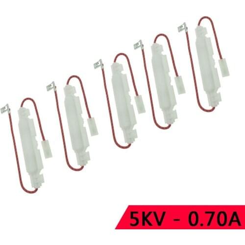 5pcs 5KV 0.7A 700mA Microwave Oven High Voltage Fuses Fuse Holder Microwave Accessories Parts for PANASONIC LG Samsung