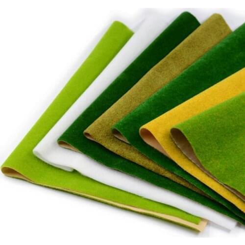 50*50cm Landscape Grass Mat For Model Train Building Paper Scenery Layout Lawn