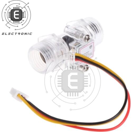 DC5～15V DN15 Liquid Circulation Pump Transparent Water Flow Measuring Instruments Tools Switch Sensor