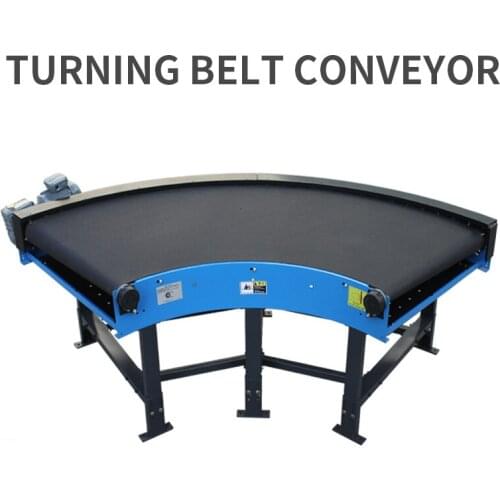 Assembly line turning conveyor 90 degree chain turning belt conveyor PVC assembly line turning conveyor