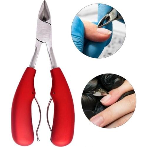 Cuticle Nipper Nail Clippers Nail Correction Thick Nails Ingrown Toenails Nippers Cutters Dead Skin Dirt Remover Pedicure Tool