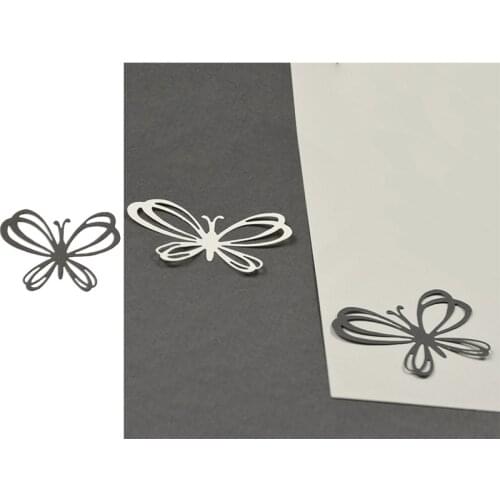 Sketched Butterfly Metal Cutting Dies Stencils for DIY Scrapbooking Album Stamp Paper Card Embossing New 2019 Die Cut