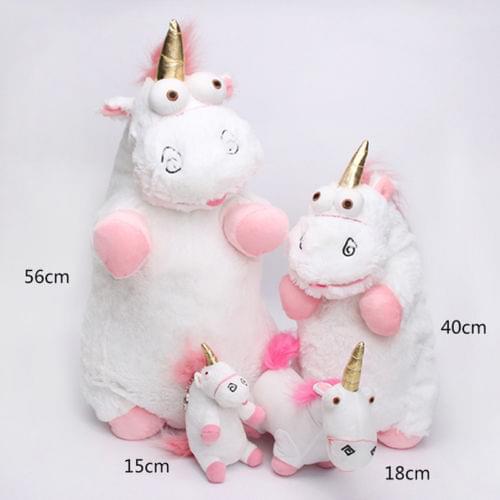 Lovely Kawaii Plush Stuffed Toy Unicorn Pendant Cuddly Kids Gift Fluffy 56cm New